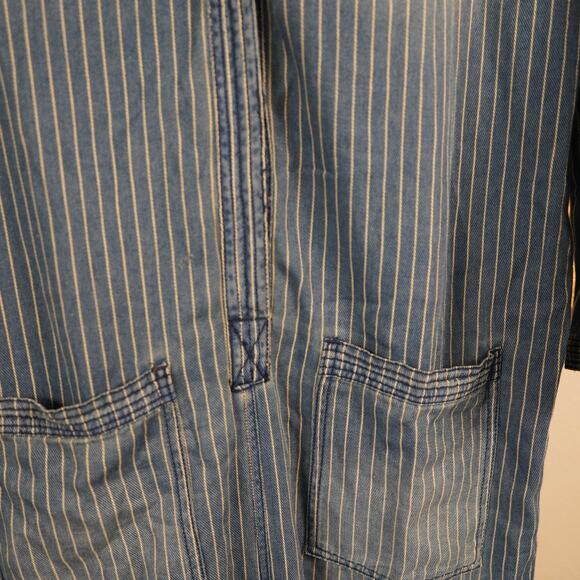 Free‎ People Sandrine Rose Kimono Jumpsuit Washed Stripe Womens Size Small - Picture 4 of 11